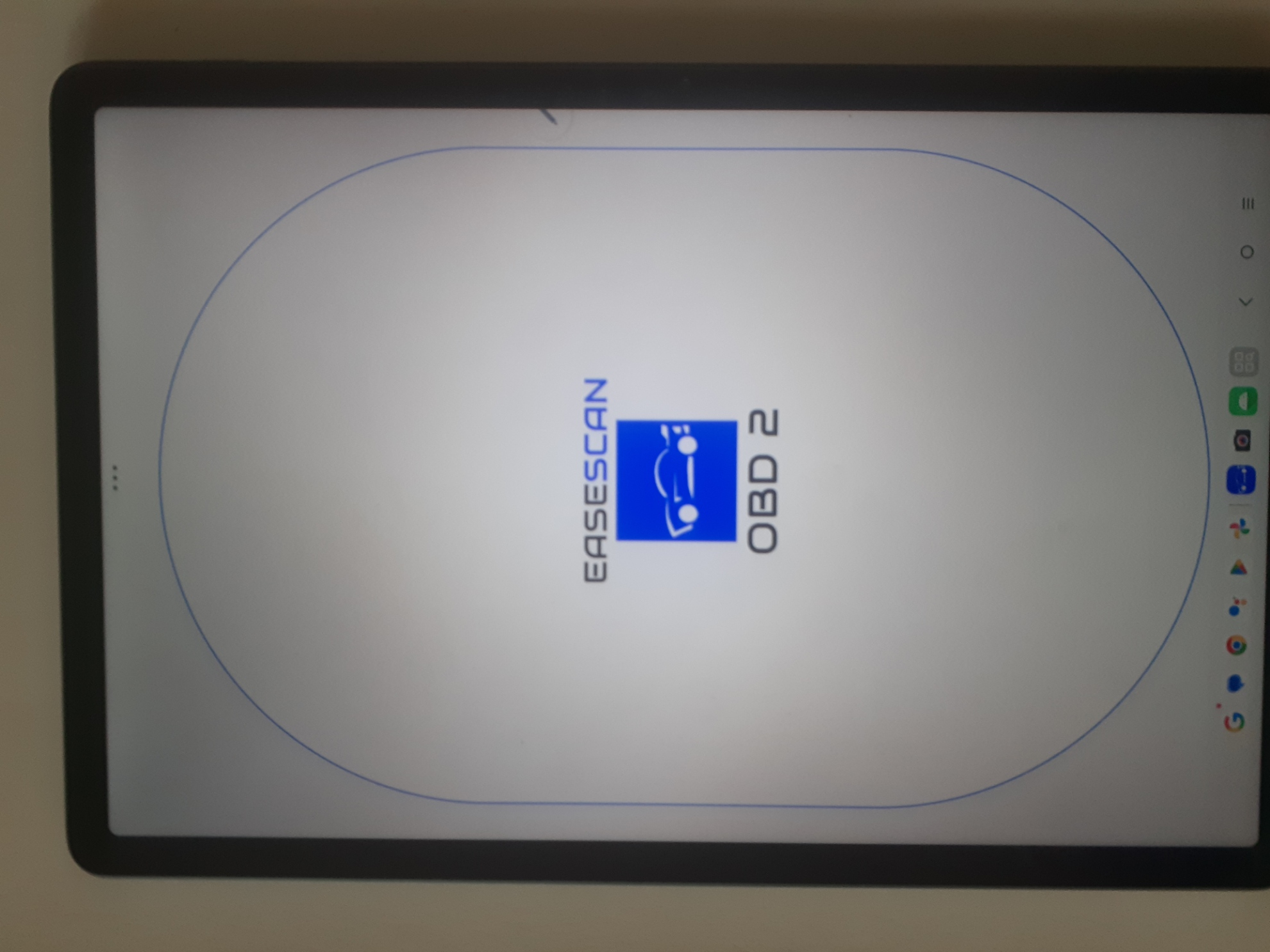 Tablet with Easescan App